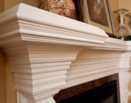 fireplace close up shot